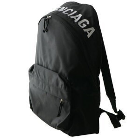 Balenciaga Wheel Backpack Black White - Picture 1 of 5